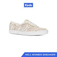 ราคา KEDS รองเท้าผ้าใบ แบบผูกเชือก รุ่น CHAMPION GLITTER WAVE PRINT CE สีทอง WF67367 (19870955059)