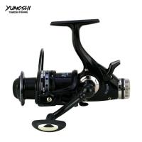 ราคา 5 2เบรกคู่แบบ YUMOSHI รอกตกปลา 1ความเร็วสูง14BB ที่ดึงเบ็ดสปินโลหะหมุนรอกตกปลา3000 6000 (19585332452)