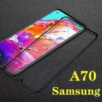 ราคา ส่งจากไทย ฟิล์ม Samsung Galaxy A70 กันรอย กันกระแทก ฟิล์มกระจกนิรภัย ฟิล์มเต็มจอ ใส่เคสได้ ซัมซุง ฟิมกระจก ฟิล์มขอบดำ ฟิล์มกันกระแทก (6109688205)