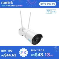ราคา Reolink 4MP ไร้สาย Ip กล้อง Wifi 2 4G 5Ghz Onvif อินฟาเรดการมองเห็นได้ในเวลากลางคืนกันน้ำกลางแจ้งและในร่มบ้านการเฝ้าระวัง RLC 410W (7643393134)