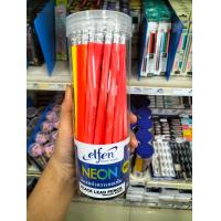 ราคา Elfen ดินสอ ดินสอดำ 2B No 2018 จำนวน 50 แท่ง Elfen ดินสอ ดินสอดำ HB สีนีออน จำนวน 50 แท่ง (18224398609)