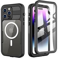 ราคา สำหรับซองกันน้ำ iPhone 14 Pro Max Maxอุปกรณ์ป้องกันหน้าจอในตัวและอุปกรณ์ป้องกันเลนส์กล้องถ่ายรูปเคสกันกระแทกทหารกันตกชาร์จไร้สายกันฝุ่นสำหรับ iPhone 14 Plus 14 Pro 14 14 Pro Max (17026632539)
