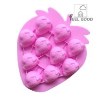 ราคา สตรอเบอรี่ 10 ช่อง Strawberry Silicone Mold แม่พิมพ์ซิลิโคน ทำวุ้น วุ้นแฟนซี ทำน้ำแข็ง ทำสบู่ ทำเทียน ทำชอคโกแลต เข้าเตาอบได้ ทนความร้อน 230 องศา foodgrade คละสี พิมพ์ซิลิโคน (14525903180)
