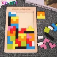 ราคา COD Tetris building block set puzzle Wooden Intelligence Stacking Block Educational Fun toys for girls preschool children tangram kids toys wood intelligence toys for boys (9377174723)
