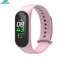 ราคา สายรัดข้อมืออัจฉริยะ M4หน้าจอสีนาฬิกาอัจฉริยะกิจกรรมอัตราการเต้นของหัวใจเครื่องวัดความดันโลหิตนับก้าวสายรัดข้อมือฟิตเนส (21205346543)