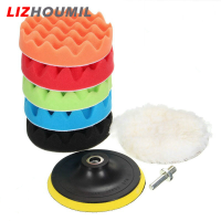 ราคา LIZHOUMIL 8Pcs Set Car Polishing Pad 3 4 5 6 7 inch Sponge Buffing Waxing Boat Car Polish Buffer Drill Wheel Polisher Removes Scratches (20755047846)