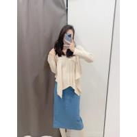 ราคา Uniqlo กระโปรงผ่ายีนส์สำหรับผู้หญิงกระโปรงผ่ากระโปรงแคบผ้ายีนส์ยืดหยุ่นเกาหลีคุณภาพสูงใต้กระโปรงความยาวปานกลาง456036 (19778635309)