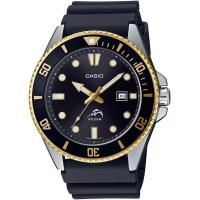 ราคา Casio Mens Diver Inspired Stainless Steel Quartz Watch with Resin Strap Black 25 6 Model MDV106G 1AV (19447541235)