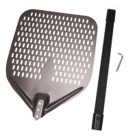 ราคา Perforated Pizza Peel 12 Inch Rectangular Pizza Peel Turning Pizza Peel Pizza Shovel for Baking Homemade Pizzas (12430701696)