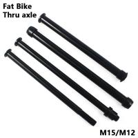 ราคา Bicycle Thru Axle Fatbike Axle Skewers Bike Hubs Tube Shaft Quick Release Front Rear Axle M12 M15 P1 5 P1 75 Bike Accessories (12245691136)