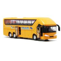 ราคา TEBRANG ของขวัญ4ล้อสำหรับเด็กผู้ชายรถบัสจำลองรถเปิดประตูของเล่นเพื่อการศึกษารถของเล่นยานพาหนะรถบัสจำลองรถบัสของเล่นรถของเล่นรถบัสสองชั้นรถบัสทางไกล (20953560281)