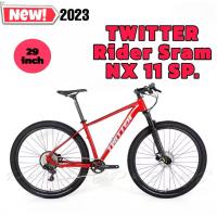 ราคา จักรยานเสือภูเขา TWITTER รุ่น RIDER SRAM NX 11Sp 29นิ้ว (20698053247)