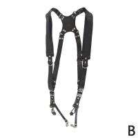 ราคา new Leather Camera Strap Double Shoulder Strap Strap Harness DSLR Camera Photography Accessories for Canon Nikon Pentax (11349013574)