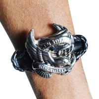 ราคา งานสวย บนข้อมือ HARLEY DAVIDSON นกอินทรี สร้อยขอมือหนัง สายหนัง (6087764078)