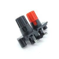 ราคา 2 4 6 Positions Pin Banana Plug 4mm power Socket Connector External Audio Jack Speaker Amplifier Terminal Screw Post Block Bend YB21TH (19844048142)