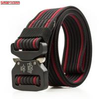 ราคา ชายเข็มขัดยุทธวิธี Heavy Duty Webbing เข็มขัดสไตล์ทหารเข็มขัดไนล่อน (1227048788)