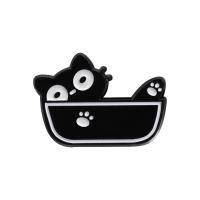 ราคา เข็มกลัดโลหะรูปแมวขวดสนุกสนานการ์ตูนแมวเข็มกลัดรูปสัตว์น่ารักแสนซนน่ารักเข็มกลัดแมวตาใหญ่เข็มกลัดติดป้าย (20923920163)