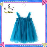 ราคา QIC Girls Dress Cotton Blended Sling Net Yarn Dress For 0 3 Years Old Kids (20920539551)
