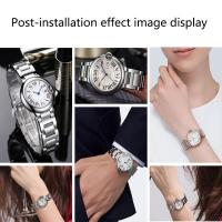 ราคา อุปกรณ์เสริมนาฬิกาผู้ชายสายสแตนเลสสำหรับ Cartier Santos หญิงถังบอลลูนสีน้ำเงินชุดกีฬากลางแจ้งเหล็กกันน้ำ (19652333439)