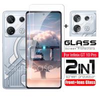 ราคา 2 In 1สำหรับ Infinix GT 10 Pro Smart8 Hot40i GT10Pro 40pro สำหรับ Infinix GT 10 Pro 5G 2023กระจกเทมเปอร์ปกป้องหน้าจอคลุมทั้งหมดป้องกันเลนส์กล้องฟิล์มกันรอยด้านหน้าหลัง (20121225063)