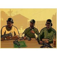 ราคา GTA 5โปสเตอร์ภาพวาดผ้าใบ Wall Art Grand Theft Auto V เกม WallCanvas พิมพ์ Bar Club ภาพจิตรกรรมฝาผนังห้องนอนตกแต่งบ้าน Cuadros ใหม่ (20051432159)