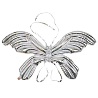 ราคา 3D Butterfly 47inch 3D Butterfly Foil Balloon 47inch Large Angel Wing Balloon Butterfly Fairy Balloon for Girls Birthday Wedding Butterfly Themed (20029484409)