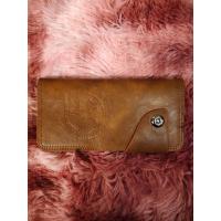 ราคา กระเป๋าสตางค์ผู้ชายหนัง pu พร้อมรูใส่สายคล้องกระเป๋าสตางค์ (19228918192)