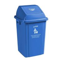 ราคา Meymey ถังขยะแยกประเภทฝาสวิงทรงเหลี่ยม 60 ลิตร ขนาด 40 8x40 8x69 ซม รุ่น TG59173 BUสีน้ำเงิน ขยะทั่วไป (17100208497)