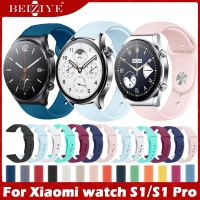 ราคา Sport silicone Strap For Xiaomi watch S1 Pro For Xiaomi watch S1 active สาย Smart Watch Band สายนาฬิกา Xiaomi watch S1 สาย Smart Wristbands Watchstrap สาย (16879486745)