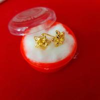 ราคา ต่างหูหุ้มทอง ไม่ลอกไม่ดำ ต่างหูปักก้าน ลายดอกดาวกระจาย น้ำหนัก2สลึง ต่างหูทอง เครื่องประดับ ทองเหมือนแท้ ต่างหูทอง (17447860366)
