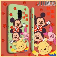 ราคา JIUMOO เคสสำหรับ Samsung Galaxy A8 2018เคสโทรศัพท์กันกระแทกลายหมีพูห์น่ารักวินนี่เดอะพูห์เคสฝาหลังกล้องด้านข้างขอบสี่เหลี่ยมเคสป้องกันทำจากซิลิโคนนิ่ม (11528400165)