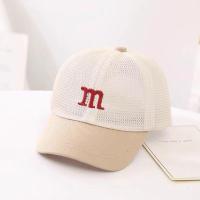 ราคา เด็กเด็กหมวกเบสบอลสำหรับสาวเด็กตาข่ายระบายอากาศหมวกครีมกันแดดเด็กหมวกฮิปฮอป M จดหมายปักเด็กหมวก (14954133012)