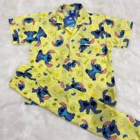 ราคา Stitch ชุดนอนเด็ก ลายสติช ลายการ์ตูน สติส สำหรับเด็ก 2 12 ปี ลิขสิทธิ์แท้ 100 (15947393968)