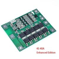 ราคา 3S 4S 40A 60A Li ion Lithium Battery Charger Protection Board 18650 BMS For Drill Motor 11 1V 12 6V 14 8V 16 8V Enhance Balance (20524287363)