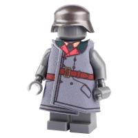 ราคา Compatible with LEGO military World War I World War II German officer coat moc small particles spell plug in building block toys (19869366383)