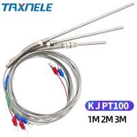 ราคา 400 800องศา RTD K J PT100 50มม 150มม 100มม 200มม เซ็นเซอร์ควบคุมอุณหภูมิเตาอบ M5โพรบสวิตช์เทอร์โมคัปเปิล (19369998950)