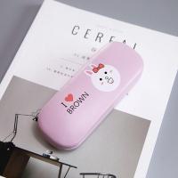 ราคา NEEUJ สำหรับนักเรียน สำหรับเด็กๆ หมีสำหรับเด็ก กระเป๋าใส่แว่นตา ภาชนะป้องกันแว่นตา สี่เหลี่ยมสี่เหลี่ยม กระต่ายกระต่ายกระต่าย กล่องแว่นตาการ์ตูน กล่องแข็งแว่นตา กล่องแว่นตาอ่านหนังสือ เคสลายแว่นตา (21