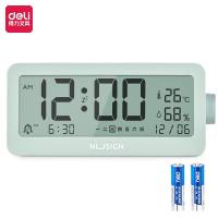 ราคา นาฬิกาดิจิตอล นาฬิกาตั้งโต๊ะ นาฬิกาตั้งโต๊ะดิจิตอล Alarm Clock หน้าจอดิจิตอล บอกเวลา วันที่ อุณหภูมิ แถมถ่านAA สไตล์มินิมอล weeklyshop (18863535536)