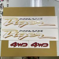 ราคา สติ๊กเกอร์ TIGER 4WD ติดข้างท้ายกระบะ Toyota Hilux Tiger ปี 1999 ราคาต่อคู่ มี 2 ชิ้น (4274364574)