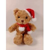 ราคา Seaweed teddy bear plush toy Christmas hat decoration doll doll rag doll Christmas bear Christmas gift (21002332329)