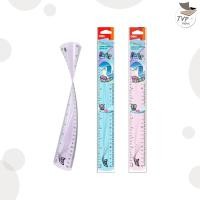 ราคา Deli Ruler ไม้บรรทัดงอได้ PVC ไม้บรรทัด เดลิ ยาว 30 CM 12 นิ้ว รุ่น H21 1 ชิน คละสี (20534955136)