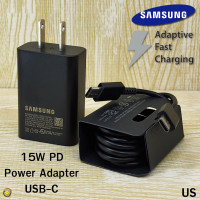 ราคา ที่ชาร์จ Samsung 15W Usb C to Type C Adaptive Fast Charging การชาร์จด่วนแบบพิเศษ สำหรับ ซัมซุง หัวชาร์จ US สายชาร์จ Type C 1 2 เมตร (20408183210)