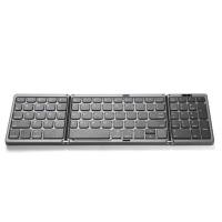 ราคา Mini Portable Folding Keyboard Thin Wireless BT Number Keypad For Mac Windows Laptop Tablet Light Handy Bluetooth compatible (20316235184)