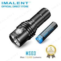 ราคา Kehao2 IMALENT MS03 EDC ไฟฉายแรงสูง13000ลูเมนไฟ LED XHP70 2ไฟฉายแบบชาร์จไฟได้กลางแจ้งไฟฉายล่าสัตว์ (20687213076)