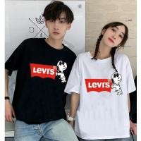 ราคา BK 187 Levis เสื้อยืดแขนสั้นพร้อมส่ง 8สี ลายการ์ตูน ขายดีตามเทรนต์ ลายน่ารัก สีสันสดใส่น่ารัก ใส่ได้ทั้งหญิงและชาย S XXL ปลีก ส่ง (2979468307)