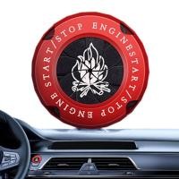 ราคา Push Start Button Cover Rotary Ignition Switch Decorative Cover Ignition Switch Cover Push to Start Accessories for Car Motorcycle enjoyment (20627714706)