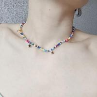 ราคา สร้อยคอระย้ารูปดาวลูกปัดข้าวสีสันสดใสสไตล์โบฮีเมียนสำหรับผู้หญิงหญิงสาวของขวัญเครื่องประดับโบราณสไตล์โบฮีเมียน (19850827199)