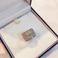 ราคา Titapa Jewelry Sale แหวนเพชรCZ ฝังจิกไข่ปลา แบบ5แถว (16421670234)