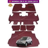 ราคา พรมปูพื้นรถยนต์6D HONDA CR V G3 2006 12 พรม6D QJ VIP แบบหนาพิเศษ สีไวน์แดง เต็มคัน (982232092)