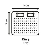 ราคา Luxury King ที่นอนฟองอัด รุ่น Kantary ที่นอนหนัง PVC ที่นอนนุ่มสบาย ที่นอน รองรับน้ำหนักได้ดี นอนสบาย ทนทาน ไม่ยุบตัว สินค้าคุณภาพ รับประกัน 10 ปี (14519565559)